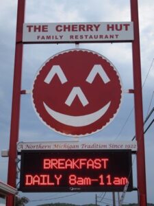 Cherry Hut sign